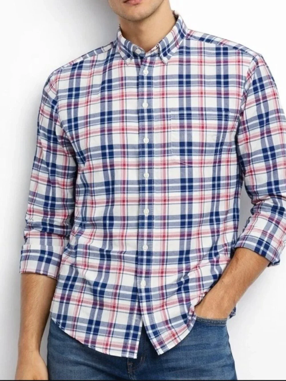 Banana Republic Grant Fit Button Up Shirt